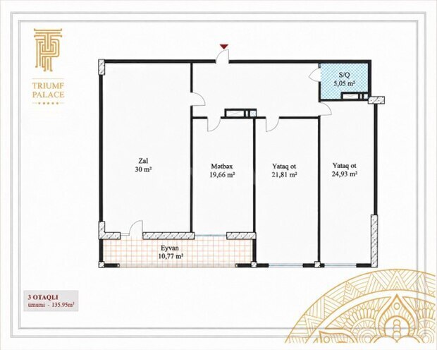 Продаётся 3-комн. новостройка 135 м², м. 28 мая, photo 5 from 6