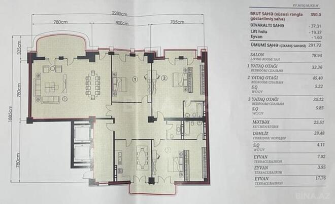 Satılır 8 otaqlı yeni tikili 350 m², Yasamal r., photo 13 from 32