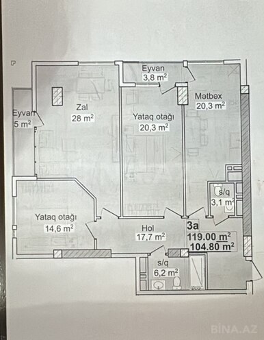 Продаётся 3-комн. новостройка 120 м², м. 20 января, photo 5 from 8