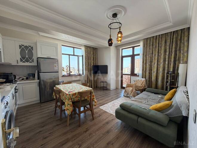 İcarəyə verilir 3 otaqlı yeni tikili 90 m², Əhmədli m., photo 1 from 7
