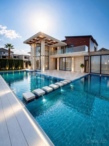 İcarəyə verilir 5 otaqlı həyət evi/bağ evi 500 m², Mərdəkan q., photo 8 from 14