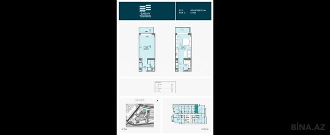Продаётся 2-комн. новостройка 40.9 м², пос. Нардаран, photo 9 from 10