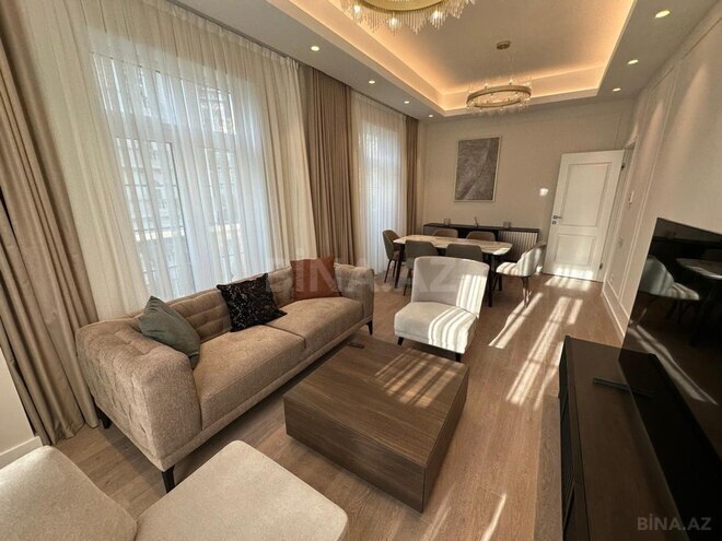 İcarəyə verilir 3 otaqlı yeni tikili 120 m², Şah İsmayıl Xətai m., photo 1 from 17