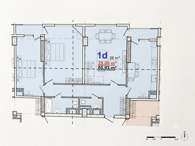 Satılır 3 otaqlı yeni tikili 131 m², 20 Yanvar m., photo 5 from 6