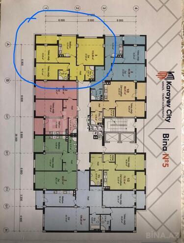 Satılır 3 otaqlı yeni tikili 113 m², Qara Qarayev m., photo 6 from 7