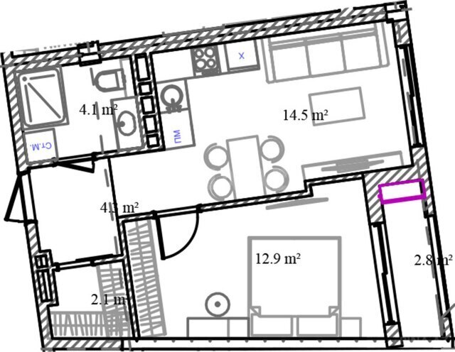 Satılır 2 otaqlı yeni tikili 49.5 m², Nardaran q., photo 18 from 19