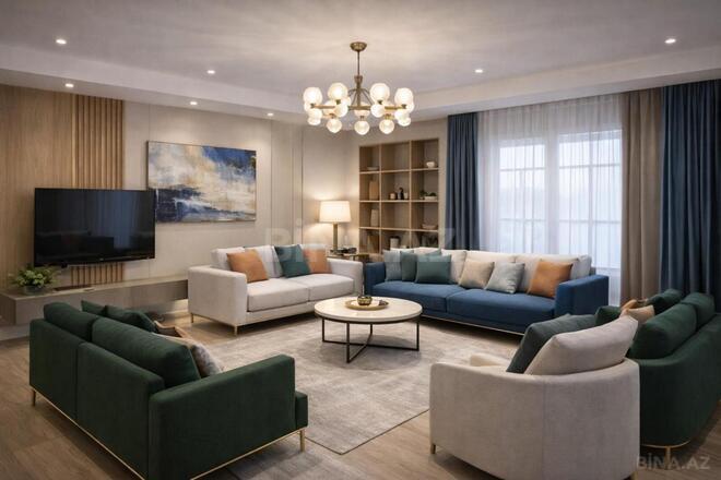 İcarəyə verilir 3 otaqlı yeni tikili 150 m², Yasamal r., photo 1 from 16