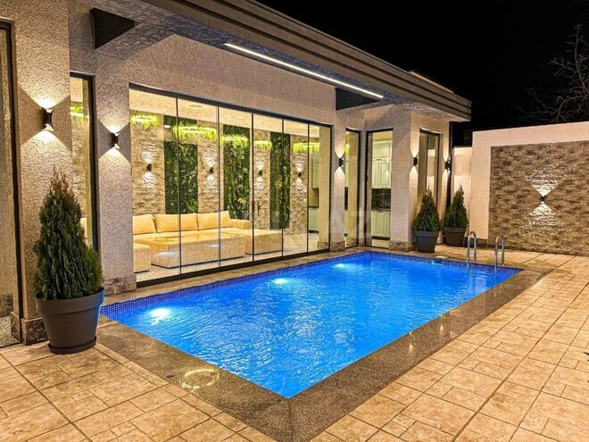 İcarəyə verilir 5 otaqlı həyət evi/bağ evi 300 m², Mərdəkan q., photo 1 from 12