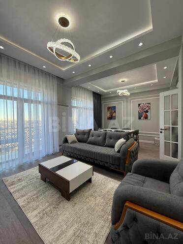 İcarəyə verilir 3 otaqlı yeni tikili 140 m², Ağ şəhər q., photo 1 from 26
