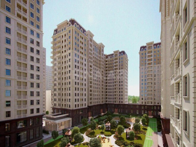 Продаётся 2-комн. новостройка 67 м², м. Элмляр Академиясы, photo 3 from 9