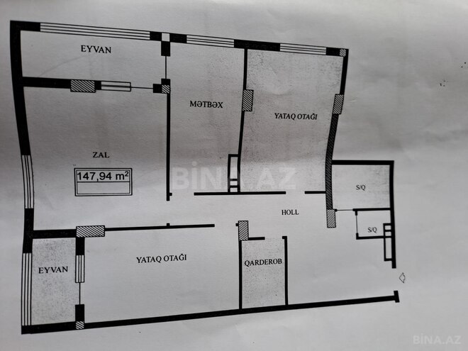 Satılır 3 otaqlı yeni tikili 148 m², 28 May m., photo 13 from 23