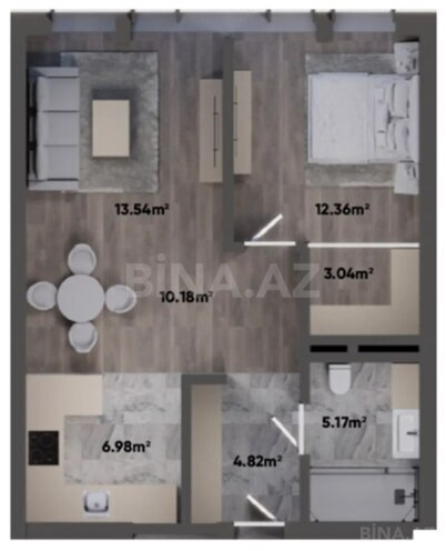 Продаётся 2-комн. новостройка 65.2 м², пос. Sea Breeze, photo 6 from 8