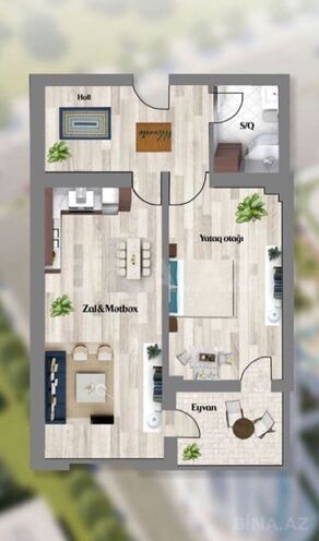 Satılır 1 otaqlı yeni tikili 78.5 m², Xətai r., photo 8 from 10
