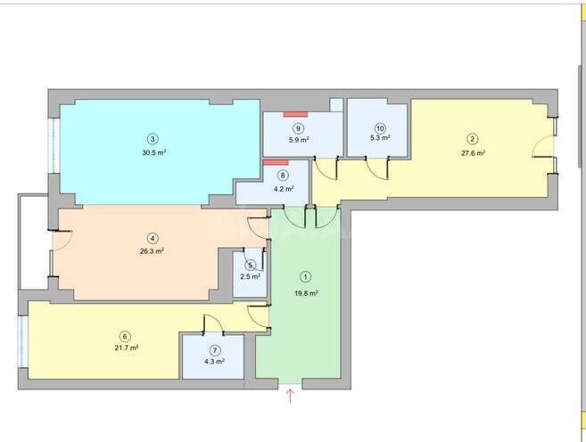 Satılır 3 otaqlı yeni tikili 170 m², Şah İsmayıl Xətai m., photo 4 from 21
