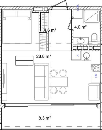 Продаётся 1-комн. новостройка 53.3 м², пос. Нардаран, photo 9 from 10