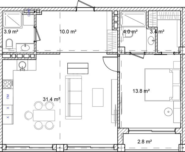 Satılır 2 otaqlı yeni tikili 81.2 m², Nardaran q., photo 9 from 10