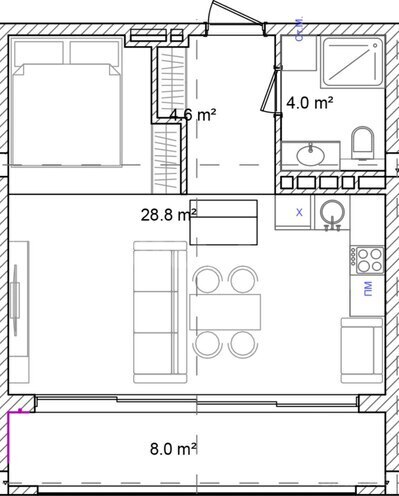 Satılır 1 otaqlı yeni tikili 53.5 m², Nardaran q., photo 9 from 10