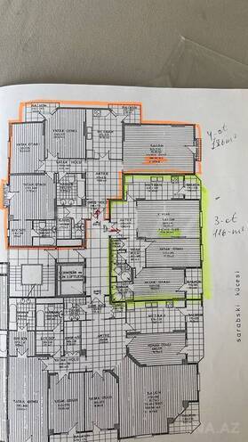 Satılır 4 otaqlı yeni tikili 116 m², Nizami m., photo 3 from 7