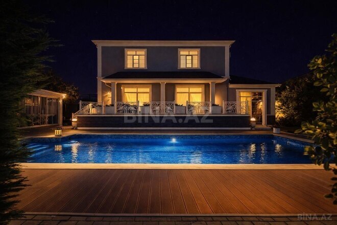 İcarəyə verilir 5 otaqlı həyət evi/bağ evi 350 m², Mərdəkan q., photo 1 from 19