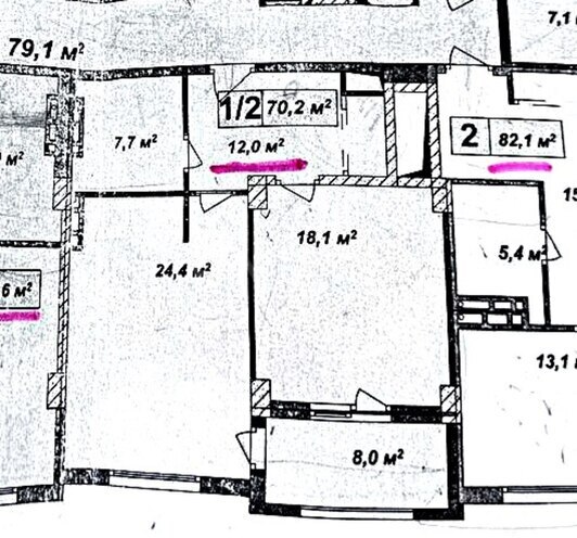 Satılır 1 otaqlı yeni tikili 70.2 m², Qara Qarayev m., photo 5 from 17