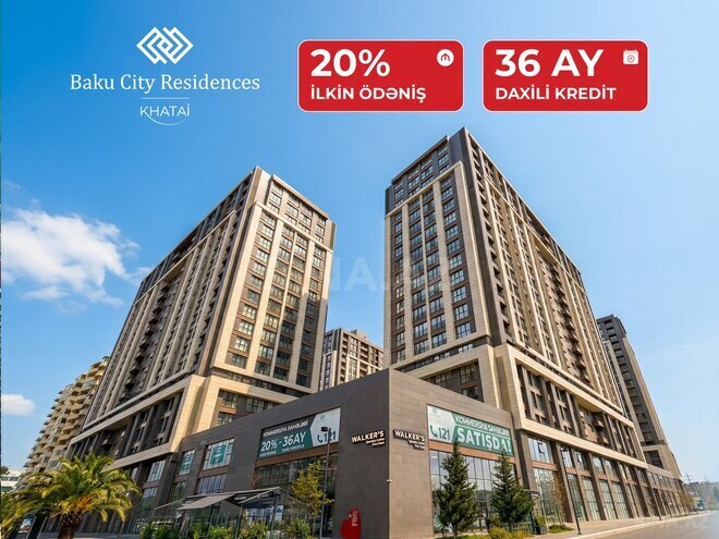 Baku City Residence Khatai tikinti şirkətinə məxsus yaşayış kompleksi, photo 1 from 8