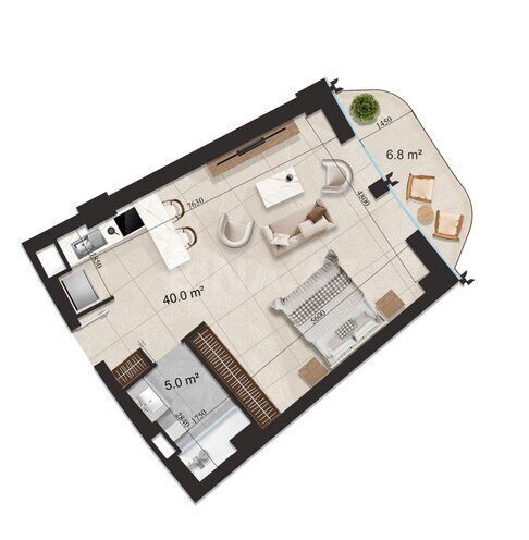 Satılır 1 otaqlı yeni tikili 61.4 m², Nardaran q., photo 9 from 10