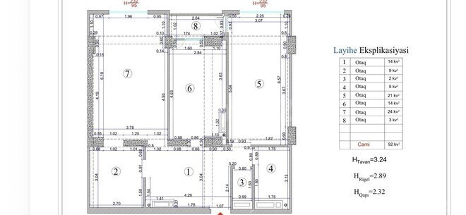 Satılır 2 otaqlı yeni tikili 93 m², 28 May m., photo 7 from 8