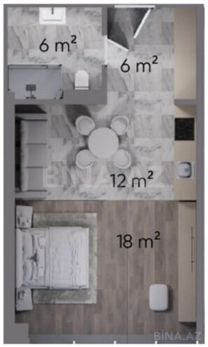 Продаётся 1-комн. новостройка 46.4 м², пос. Sea Breeze, photo 7 from 8