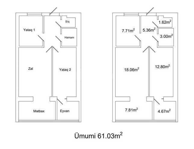 Satılır 3 otaqlı köhnə tikili 70 m², Gənclik m., photo 14 from 28
