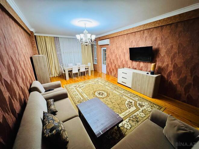 İcarəyə verilir 3 otaqlı yeni tikili 130 m², Yeni Yasamal q., photo 3 from 14