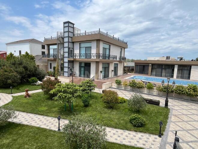 İcarəyə verilir 6 otaqlı həyət evi/bağ evi 500 m², Mərdəkan q., photo 1 from 32