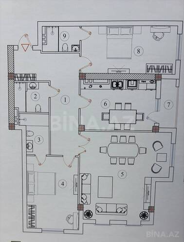 Satılır 3 otaqlı yeni tikili 139.5 m², Gənclik m., photo 4 from 18