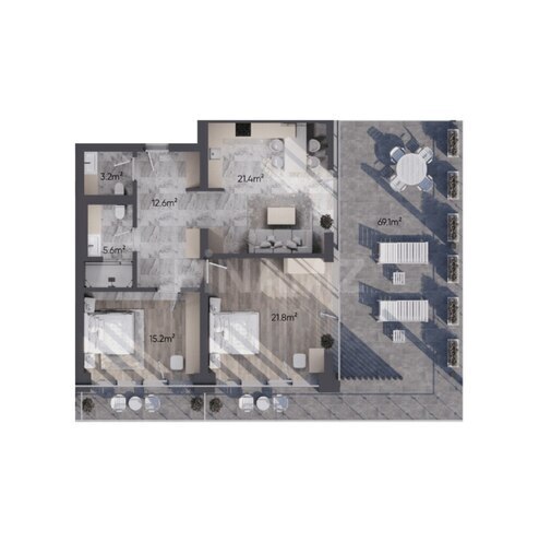 Satılır 3 otaqlı yeni tikili 169.2 m², Nardaran q., photo 7 from 8