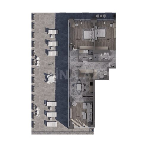 Satılır 3 otaqlı yeni tikili 335.8 m², Sea Breeze q., photo 7 from 8