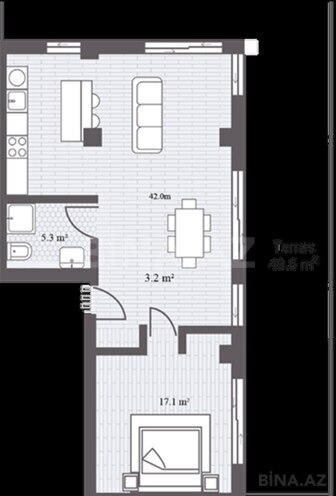 Satılır 2 otaqlı yeni tikili 129.8 m², Sea Breeze q., photo 9 from 10