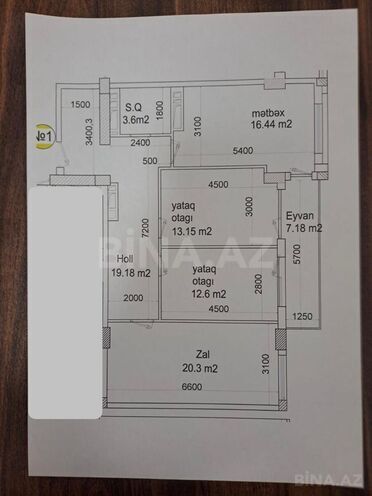 Satılır 3 otaqlı yeni tikili 110 m², 28 May m., photo 3 from 7