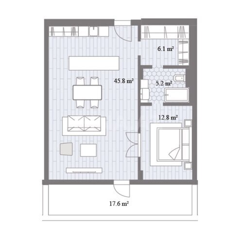 Satılır 2 otaqlı yeni tikili 100.8 m², Sea Breeze q., photo 9 from 10
