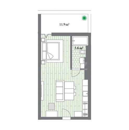Satılır 1 otaqlı yeni tikili 65.5 m², Sea Breeze q., photo 9 from 10