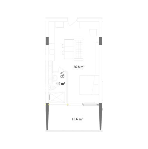 Satılır 1 otaqlı yeni tikili 64.1 m², Sea Breeze q., photo 9 from 10