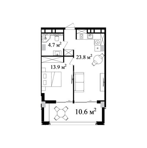 Satılır 2 otaqlı yeni tikili 64 m², Nardaran q., photo 7 from 8