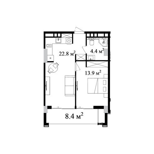 Satılır 2 otaqlı yeni tikili 59.9 m², Nardaran q., photo 7 from 8