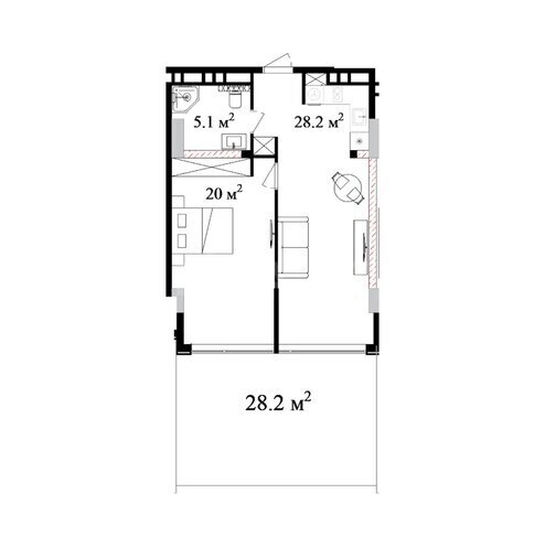 Satılır 2 otaqlı yeni tikili 93.4 m², Nardaran q., photo 7 from 8