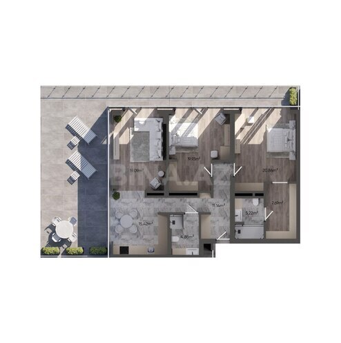 Продаётся 3-комн. новостройка 197.9 м², пос. Sea Breeze, photo 7 from 8