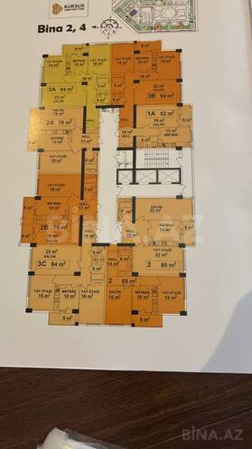 Satılır 3 otaqlı yeni tikili 94 m², Qara Qarayev m., photo 7 from 11