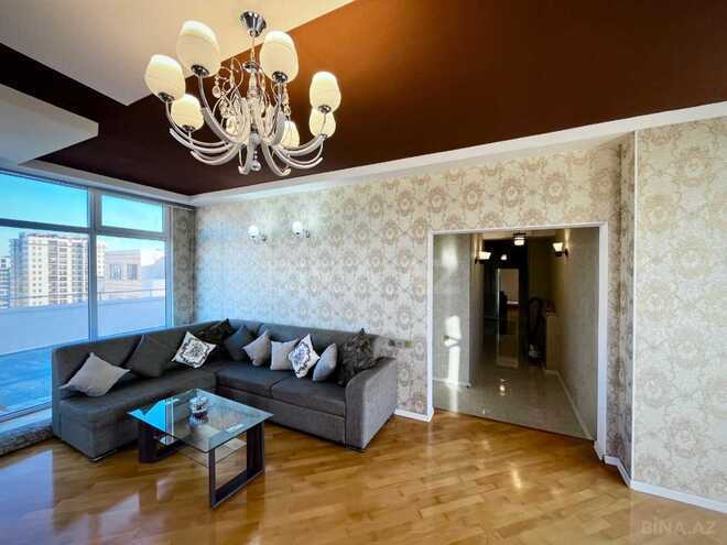 İcarəyə verilir 3 otaqlı yeni tikili 134 m², İnşaatçılar m., photo 3 from 29
