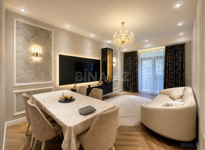 İcarəyə verilir 2 otaqlı yeni tikili 100 m², Nizami m., photo 1 from 13