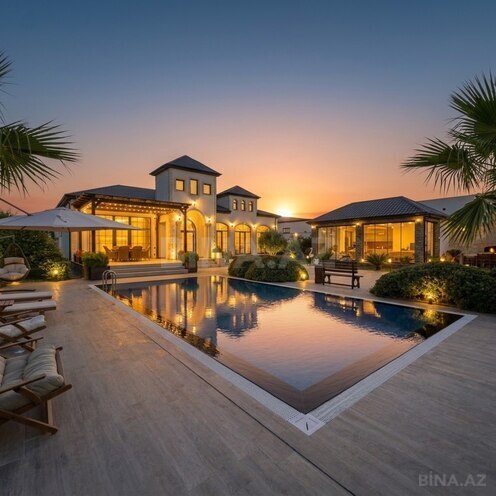 Satılır 6 otaqlı həyət evi/bağ evi 400 m², Mərdəkan q., photo 1 from 17