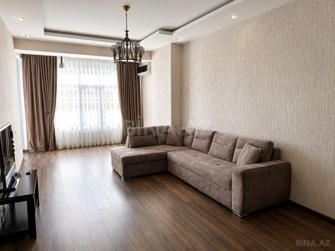 İcarəyə verilir 3 otaqlı yeni tikili 123 m², Şah İsmayıl Xətai m., photo 1 from 9
