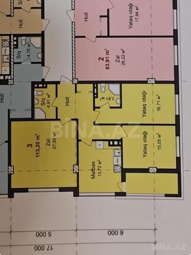 Satılır 3 otaqlı yeni tikili 114 m², Qara Qarayev m., photo 4 from 11
