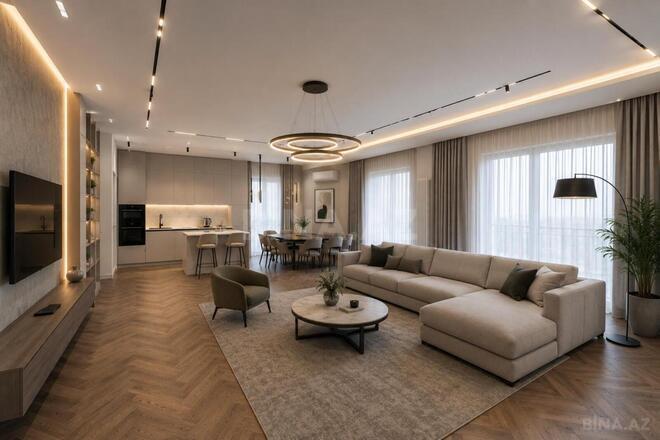 İcarəyə verilir 3 otaqlı yeni tikili 150 m², Ağ şəhər q., photo 1 from 12